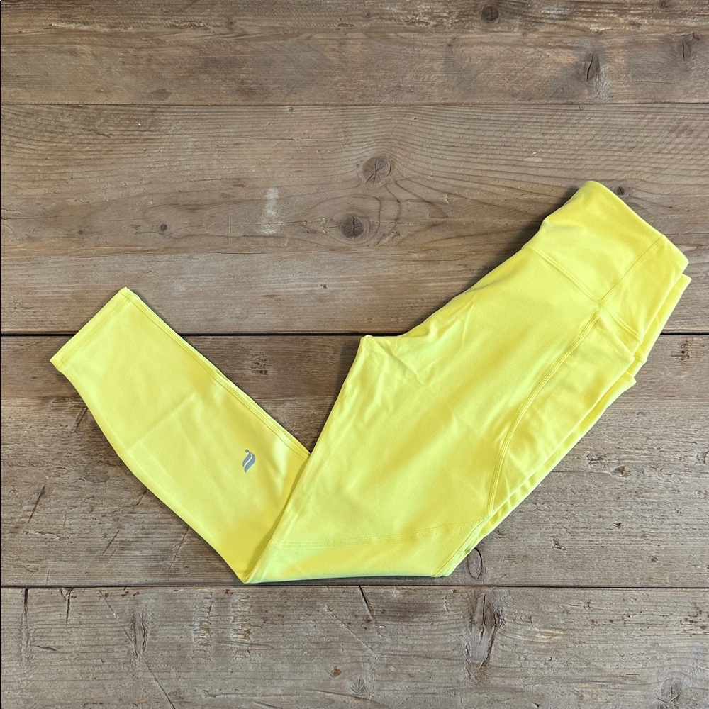 NWT- Fabletics PureLuxe High-Waisted Crossover 7/8 Leggings -SUNNY DAY (24”) New - Picture 4 of 12